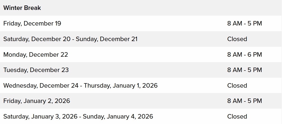 Winter Break