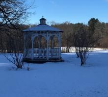 Gazebo in Snow