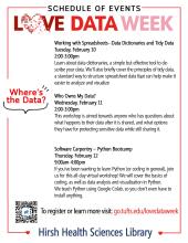 Love Data Week Flyer