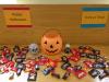 Halloween candy display